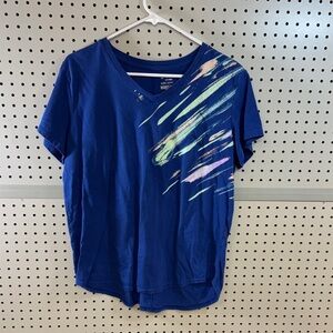 Tek Gear Blue DryTek Activewear Top
